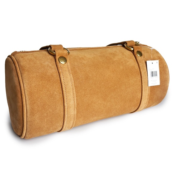 NWT Coach Originals Kisslock Barrel Bag Caramel Suede Leather Limited Edition - Picture 11 of 15